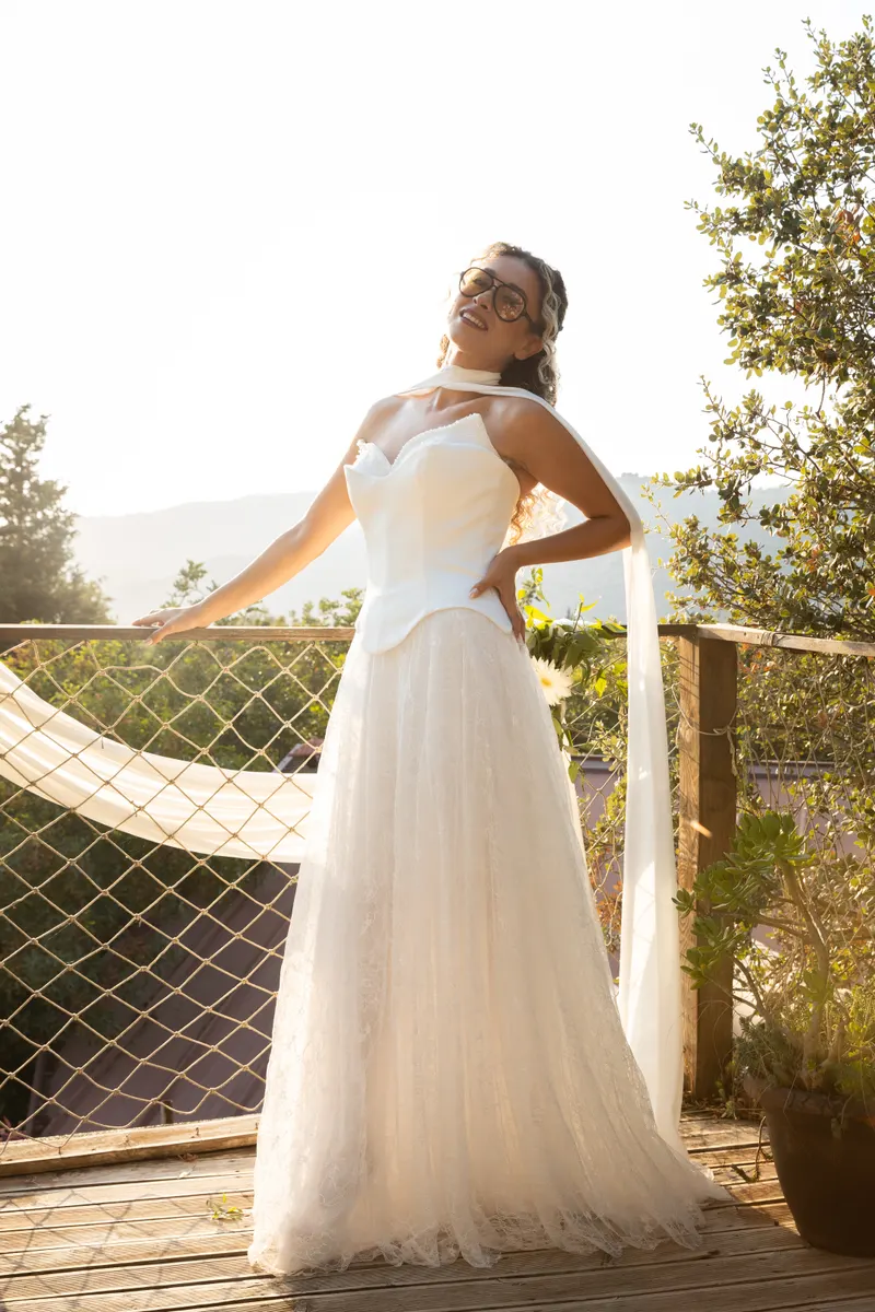 Fatoş ve Merthan engagement photo - Garden